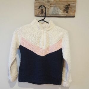 Wallflower 1/4 zip sherpa fleece